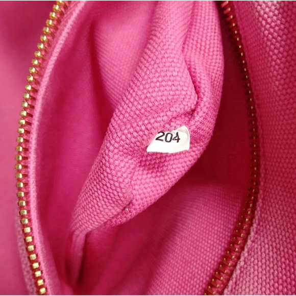 Prada Pink Canapa Small Tote Bag - Picture 8 of 8
